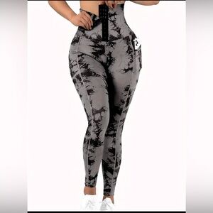 Tie Dye Tummy Control Sports Leggings